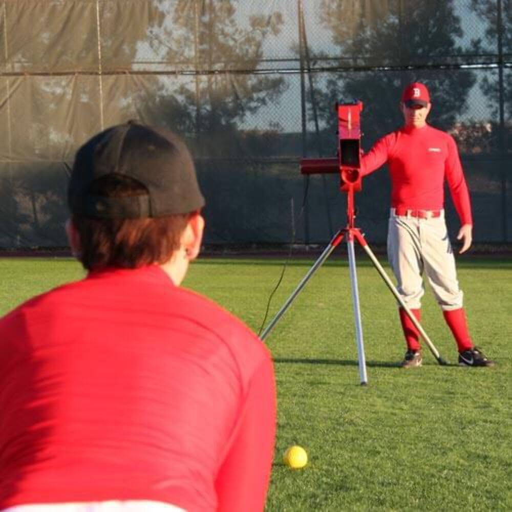 Softball Pitching Machine with 9 Ball Automatic Feeder D27965