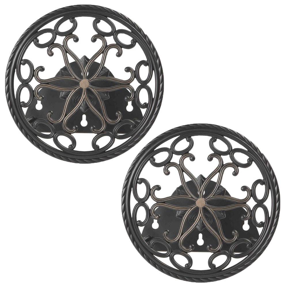 Aluminum Wall Mount Garden Hose Reel (2 Pack) S187