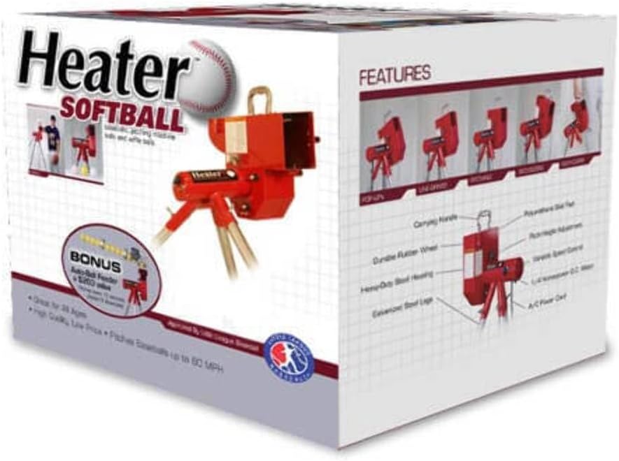 Softball Pitching Machine with 9 Ball Automatic Feeder D27965