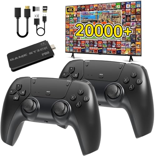 4k Hdmi Output Retro Game Console, 64GB Black L930