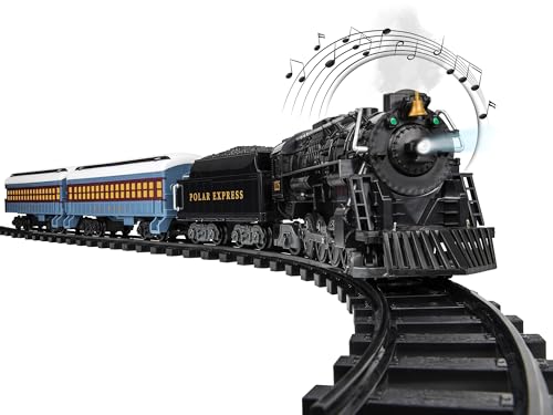 Battery-Operated Toy Train Set with Bluetooth, Locomotive, Train Cars, & Track G9941