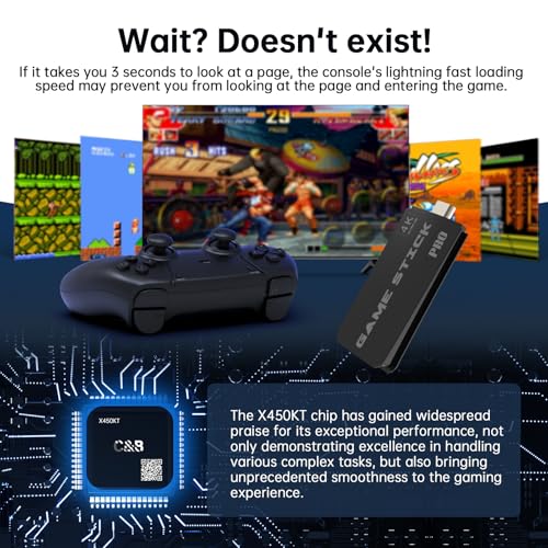 4k Hdmi Output Retro Game Console, 64GB Black L930