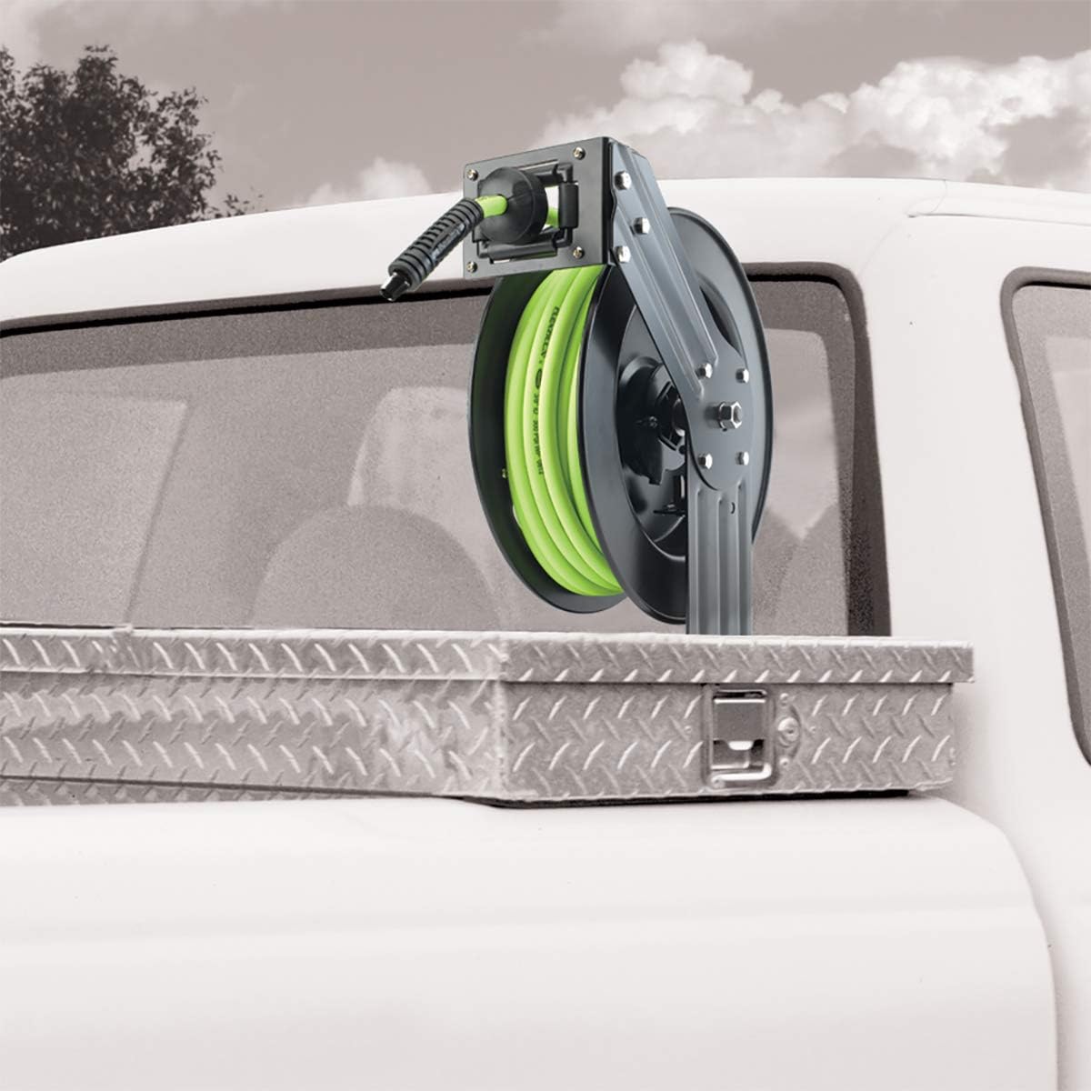 3/8 in. x 50 ft. Heavy Duty Hybrid Air Hose Reel P337452