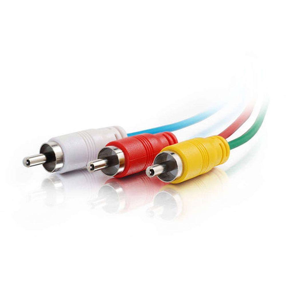 50 ft Black Composite Video and Stereo Audio Cable D847