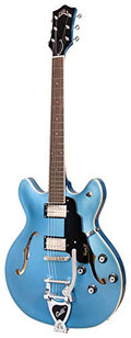 Pelham Blue Semi-Hollow Body Electric Guitar M6714
