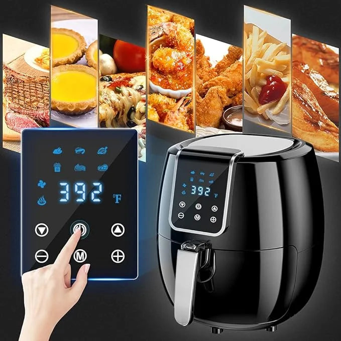 6-in-1 Air Fryer 7Qt/6.5L Black Q3143