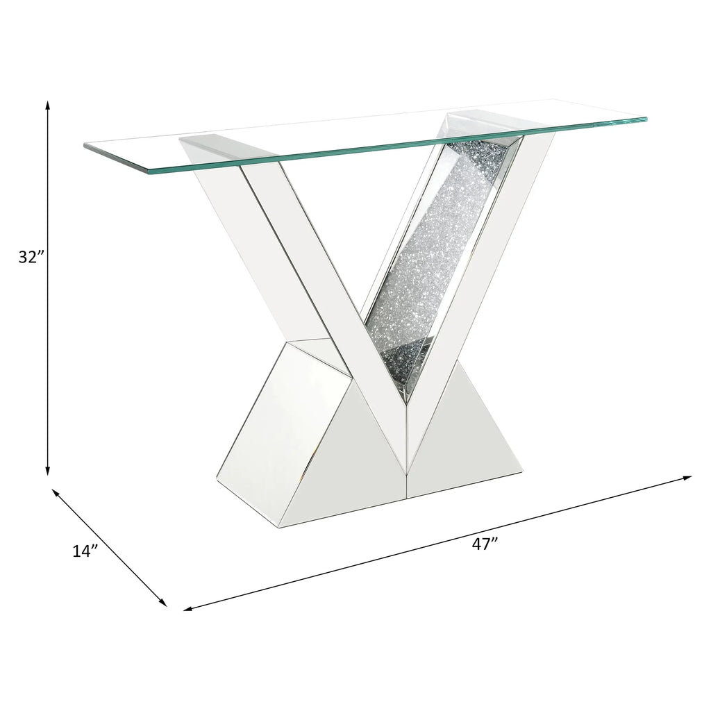 Rectangular Mirrored Console Table H9188