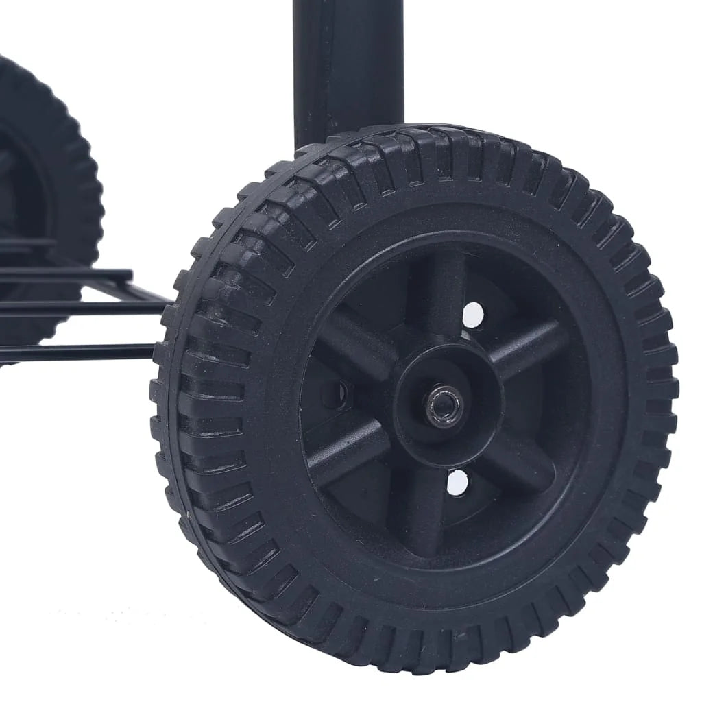 Charcoal BBQ Grill Smoker with Bottom Shelf Black G82038