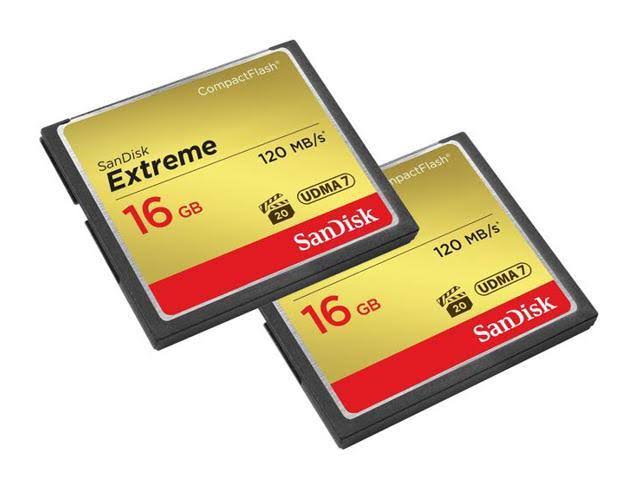 2 Pack 16 GB CompactFlash Memory Card S4726