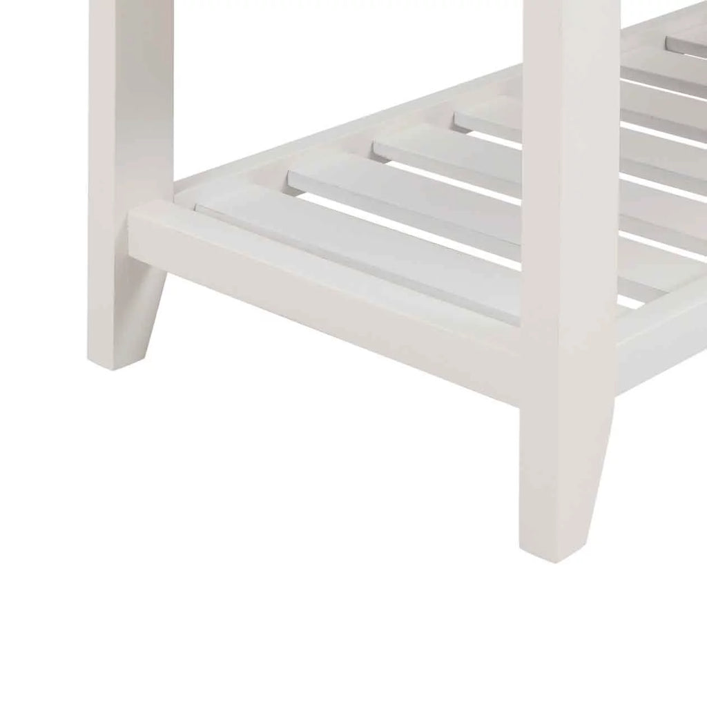 Wood Storage Bench with Cushion and 2 Drawers W51916