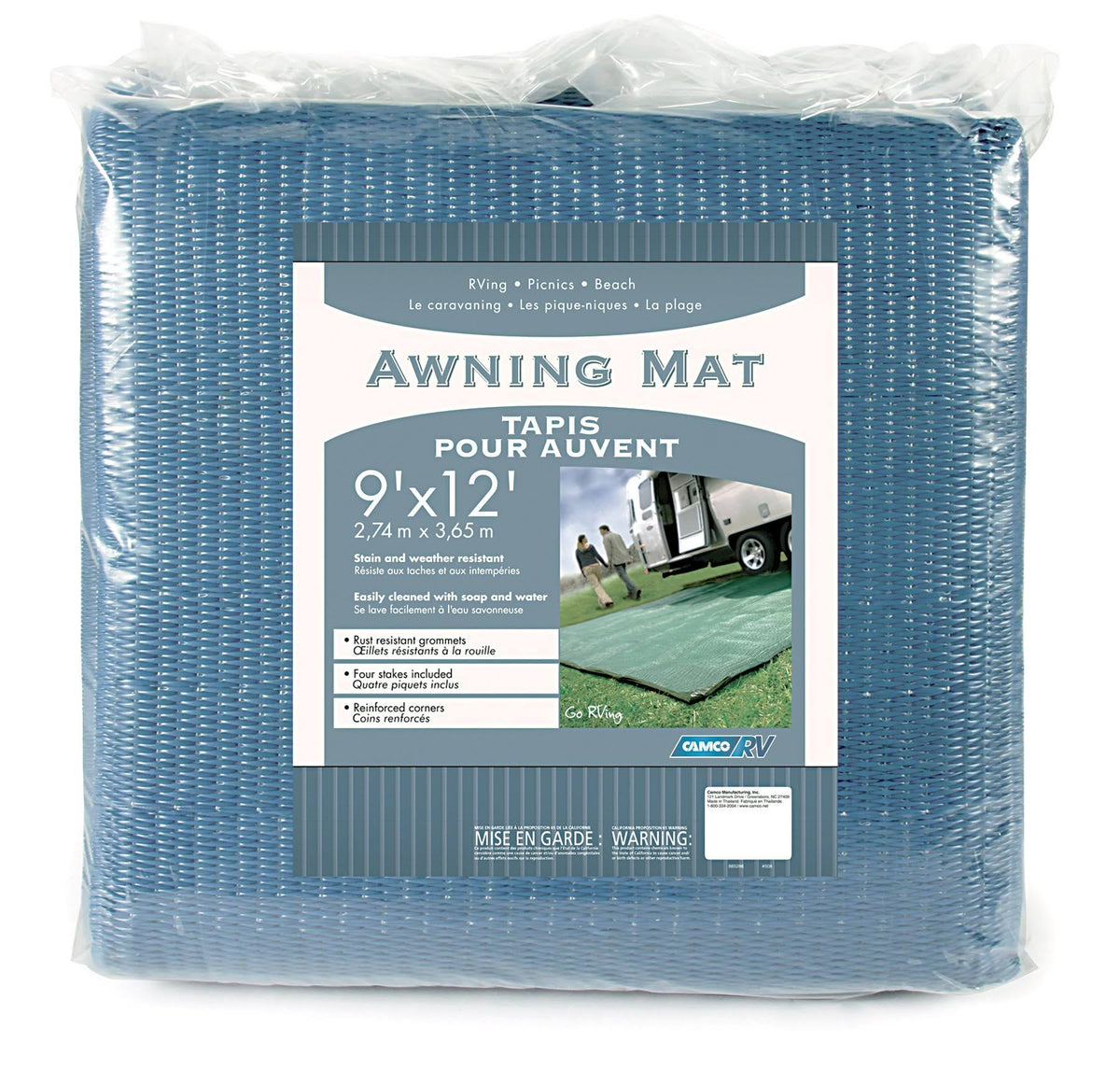 9 x 12 ft Blue Awning Leisure Mat M247