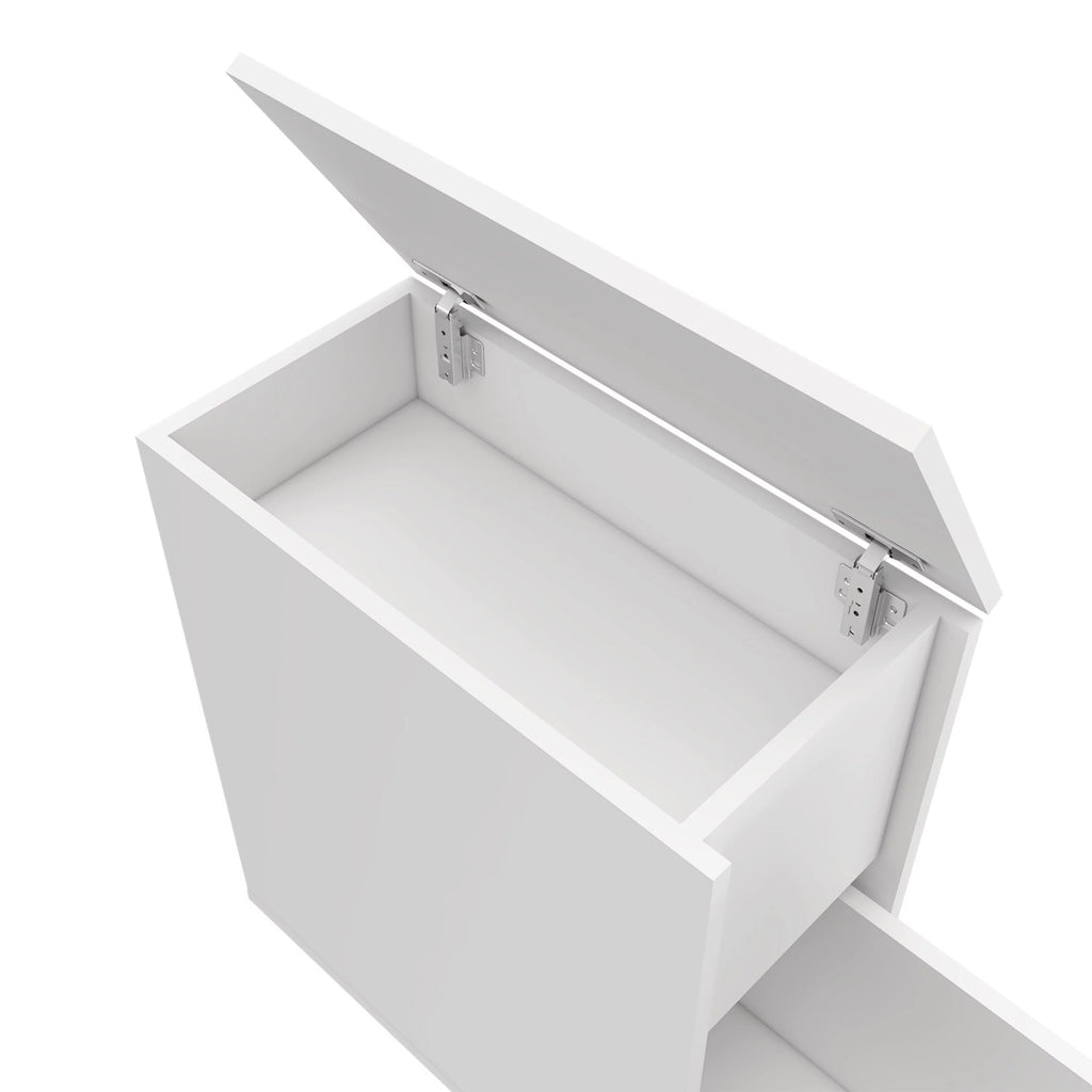 White Bathroom Storage Cabinet H80997