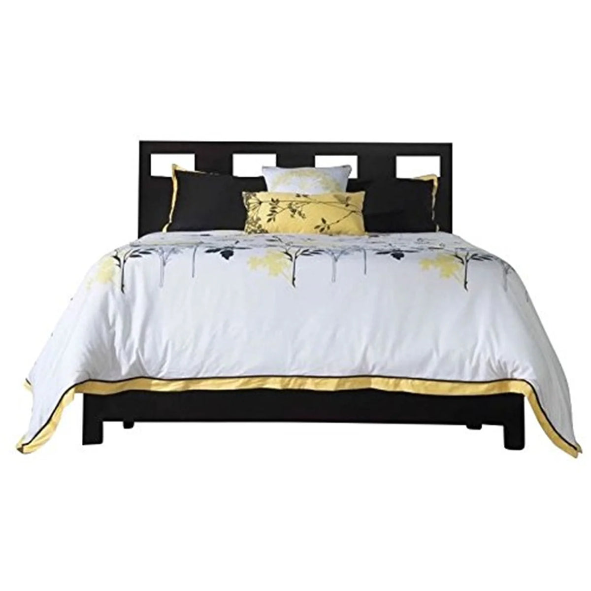 Espresso Solid Wood Platform Storage Bed C24486