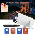 Android 11.0 Mini Portable Projector with WiFi and Bluetooth Z464