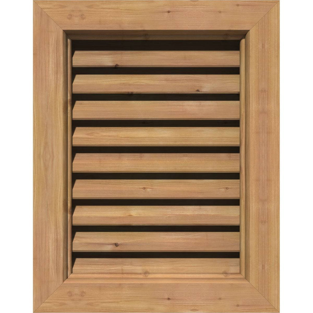 Unfinished Functional Vertical Gable Vent N43773