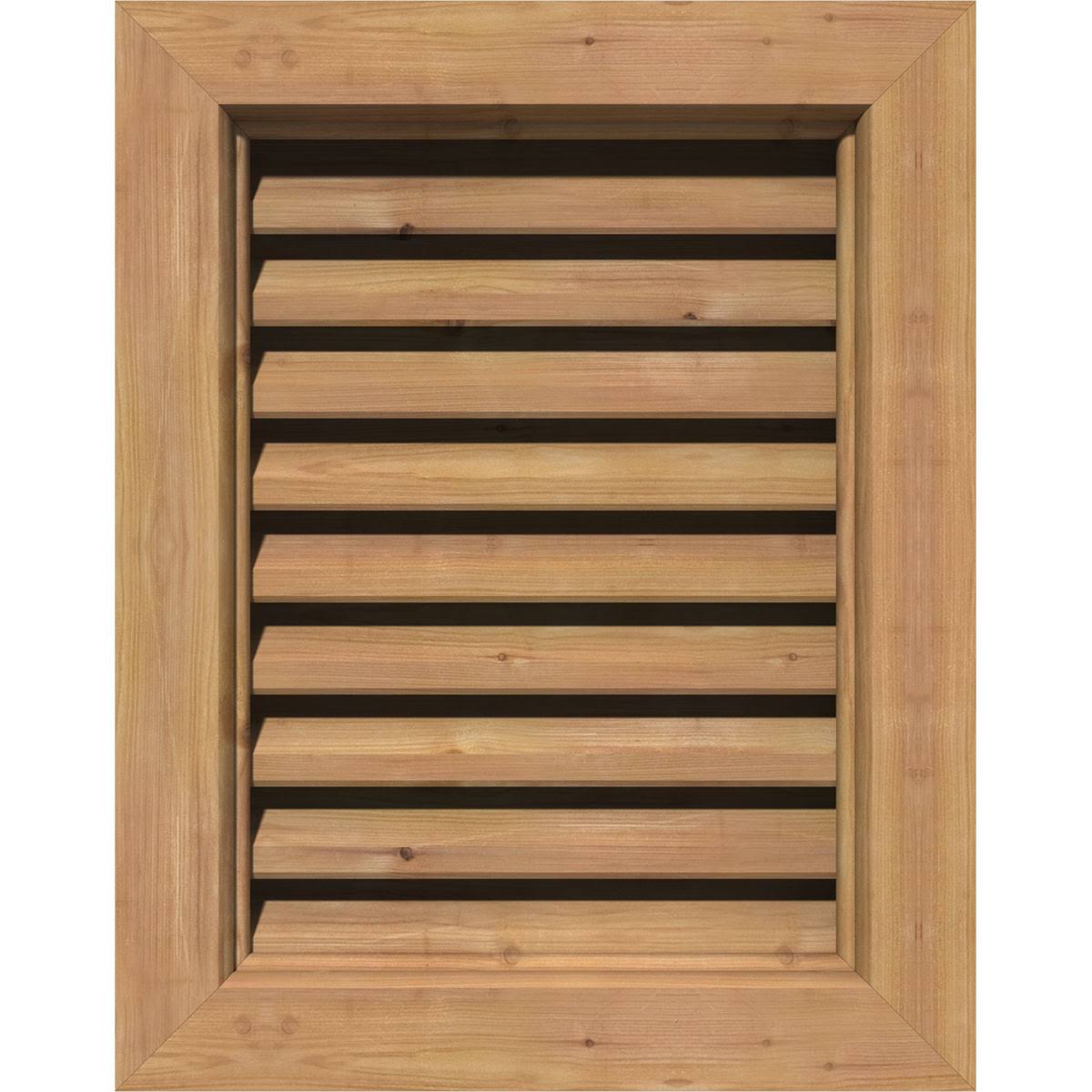 Unfinished Functional Vertical Gable Vent N43773