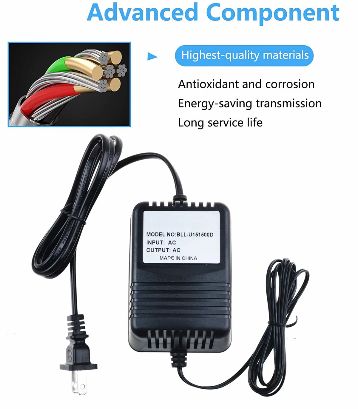 AC/AC Adapter 12V 1700mA Power Supply Y2465