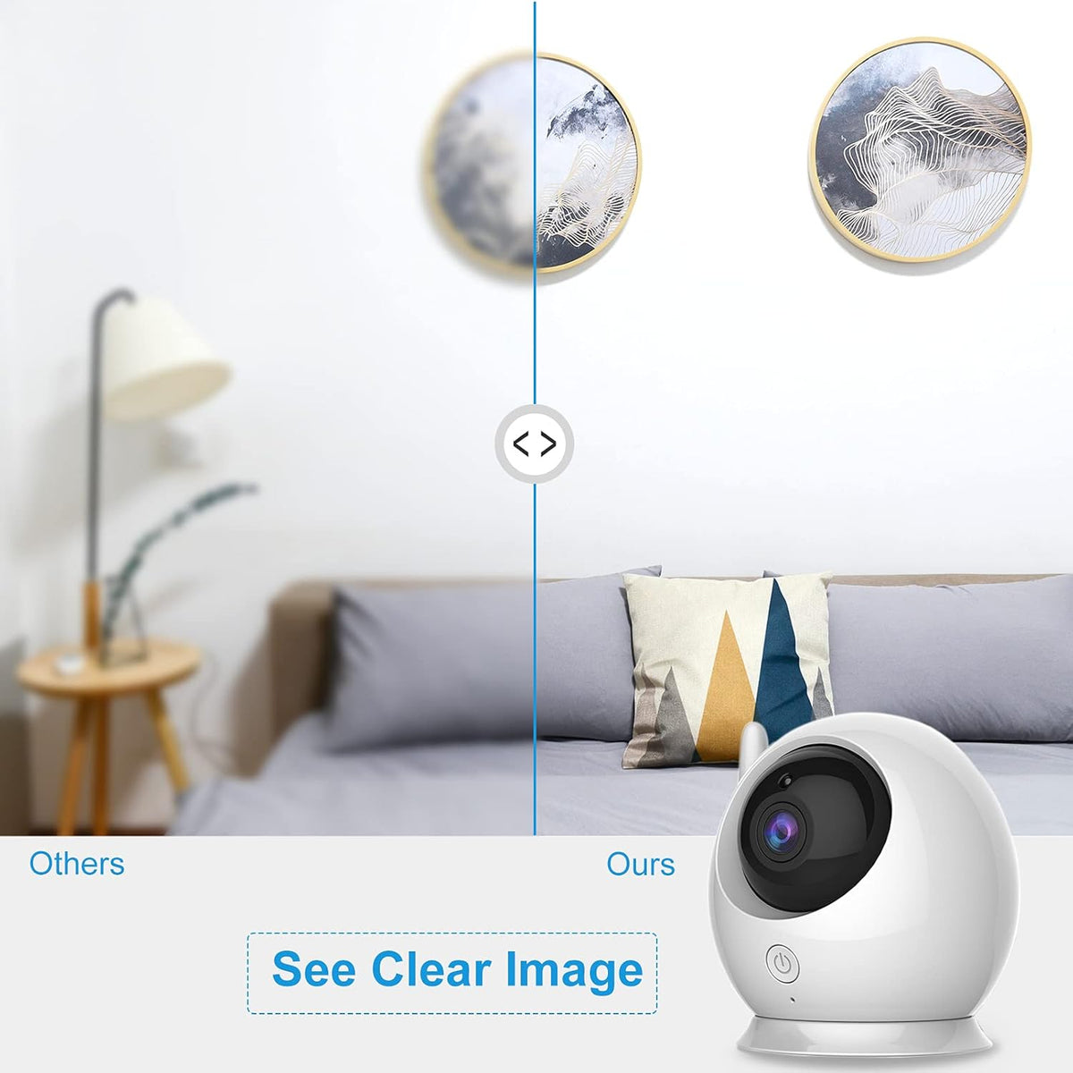 Video Baby Monitor with 4.3 Inch LCD Screen Night Vision Two-Way Talk Z8298
