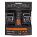 Cambuckle Tie Down, 1.5in x 8ft, 2100lb, Gray, 2 Pack R218