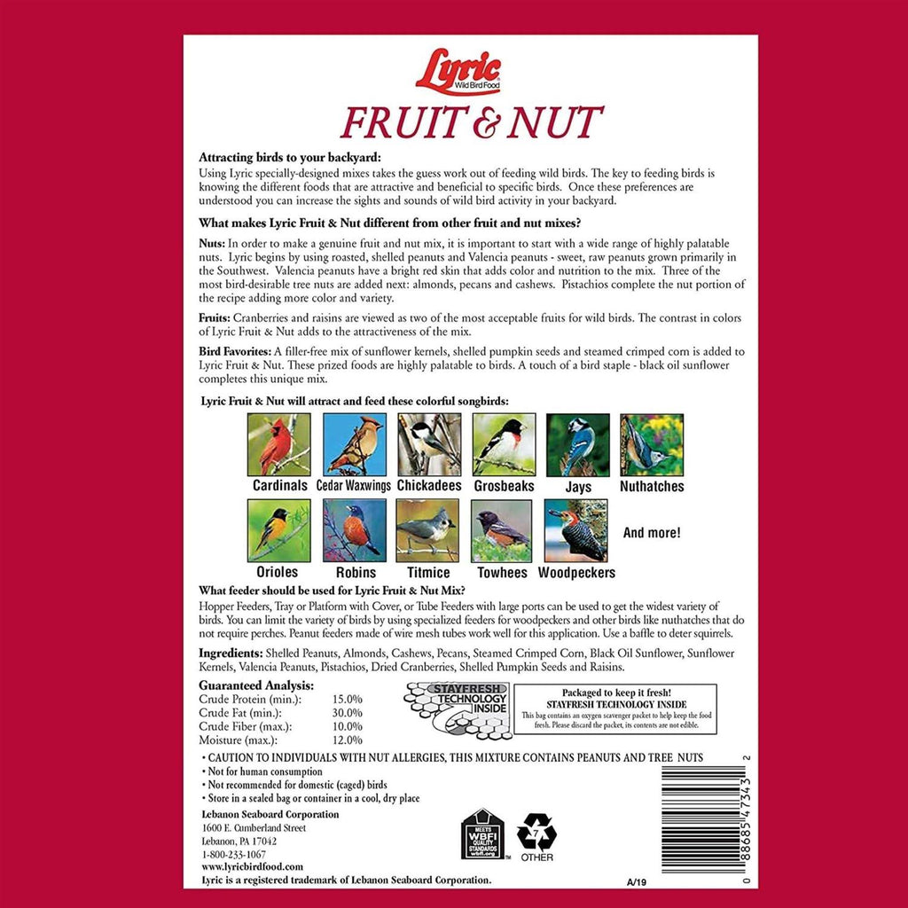 Fruit & Nut Wild Bird Mix U901736