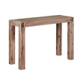 Brushed Driftwood Acacia Wood Media Console Table C8553