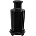 12" Solid Black Porcelain Vase L945633