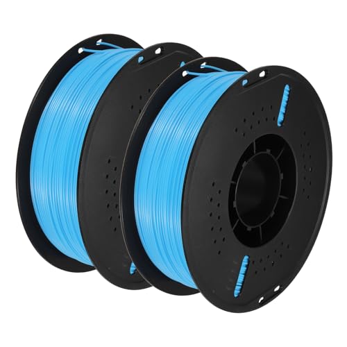 1.75mm 1KG PETG 3D Printer Filament Sky Blue 2 Pcs P1295