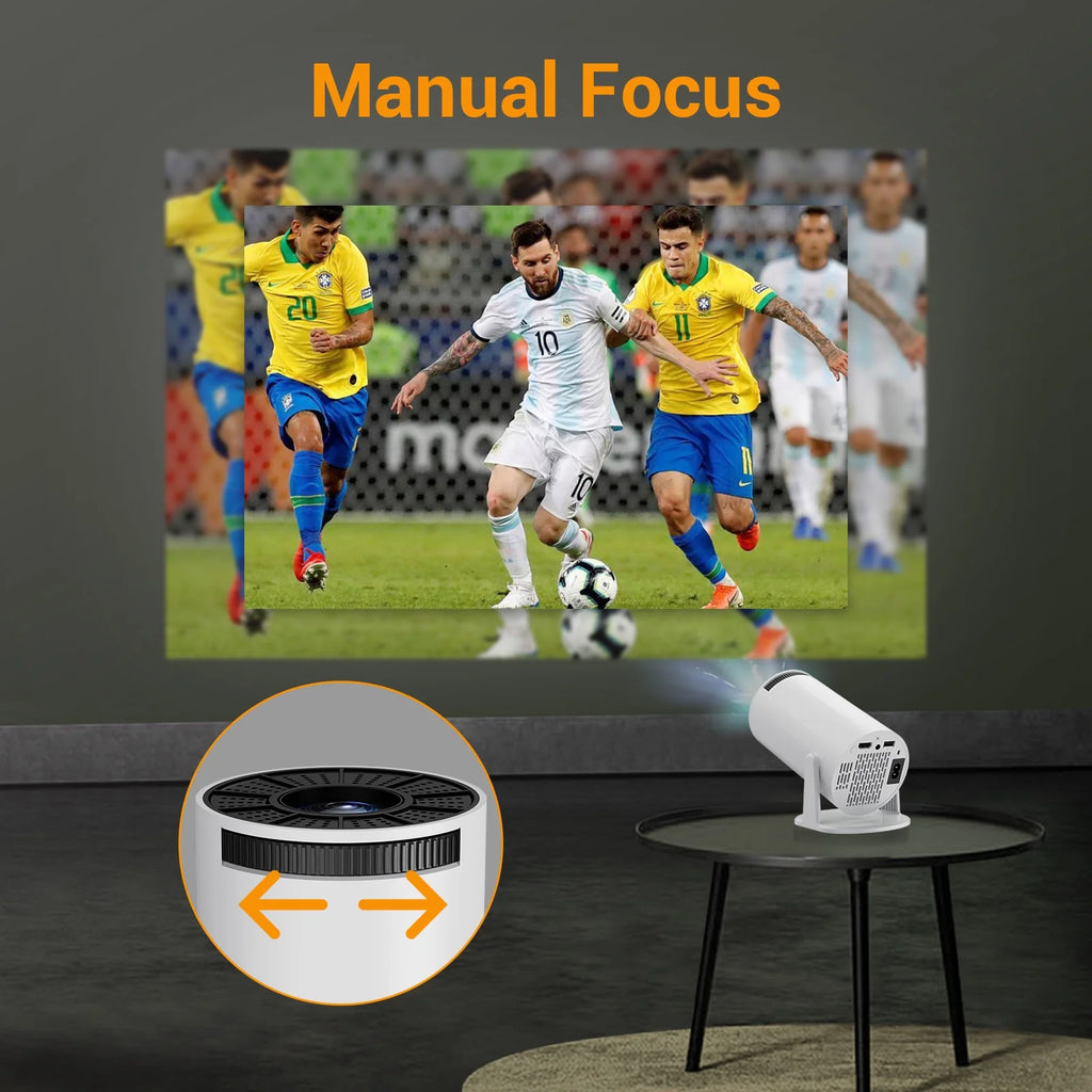 Android 11.0 Mini Portable Projector with WiFi and Bluetooth Z464