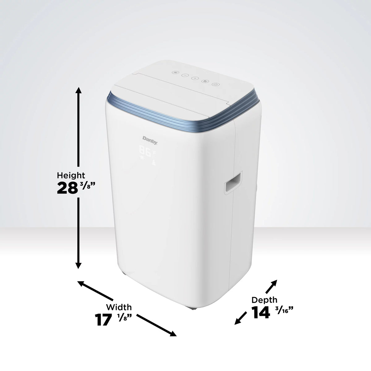 14,000 BTU White Portable Air Conditioner E914
