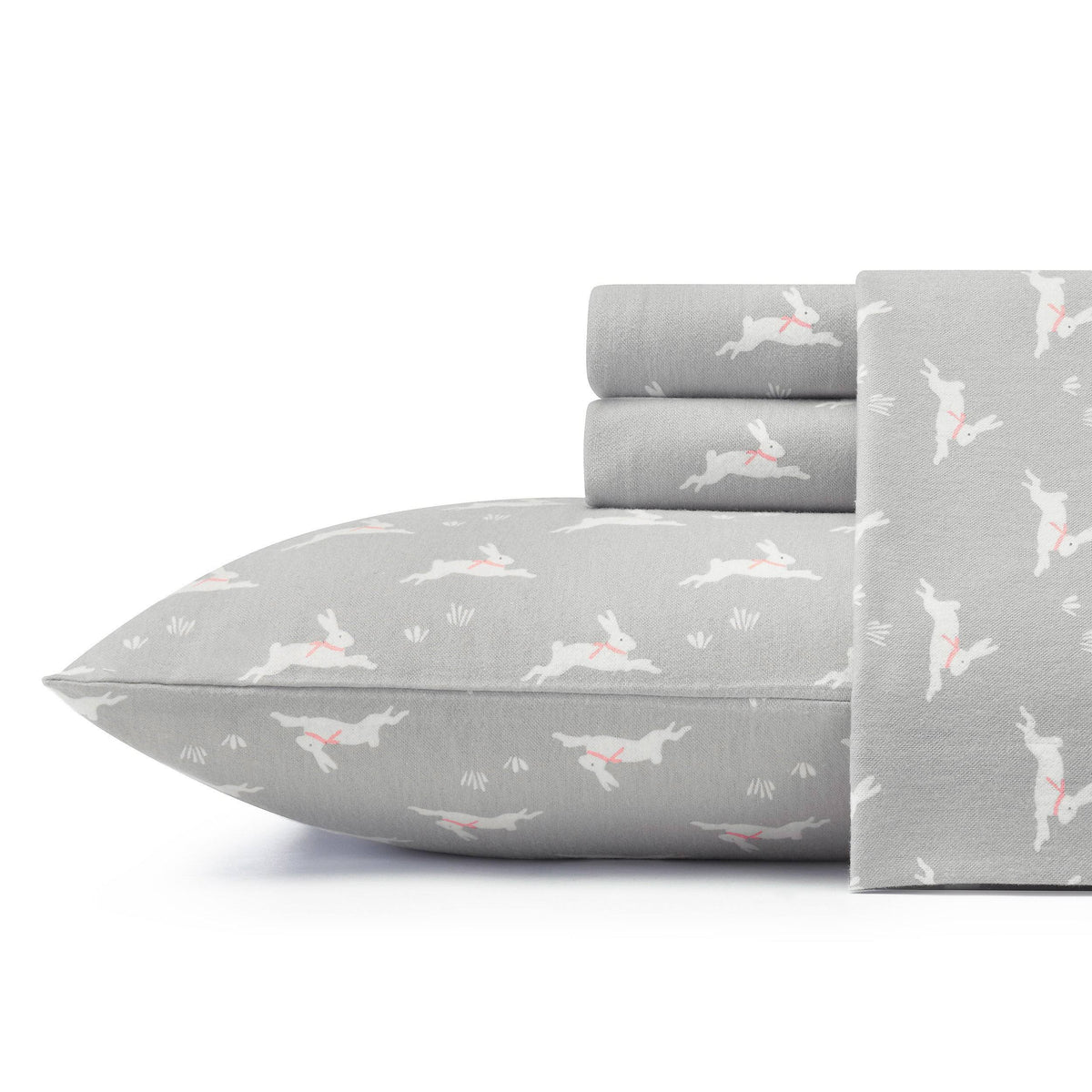Beige Flannel Full Sheet Set R969