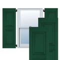 12 in. x 73 in. Exterior Real Wood Raised Panel Shutters Pair D94271