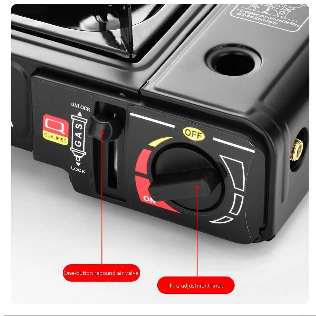 Portable Dual Fuel Single Burner Camping Stove H36429
