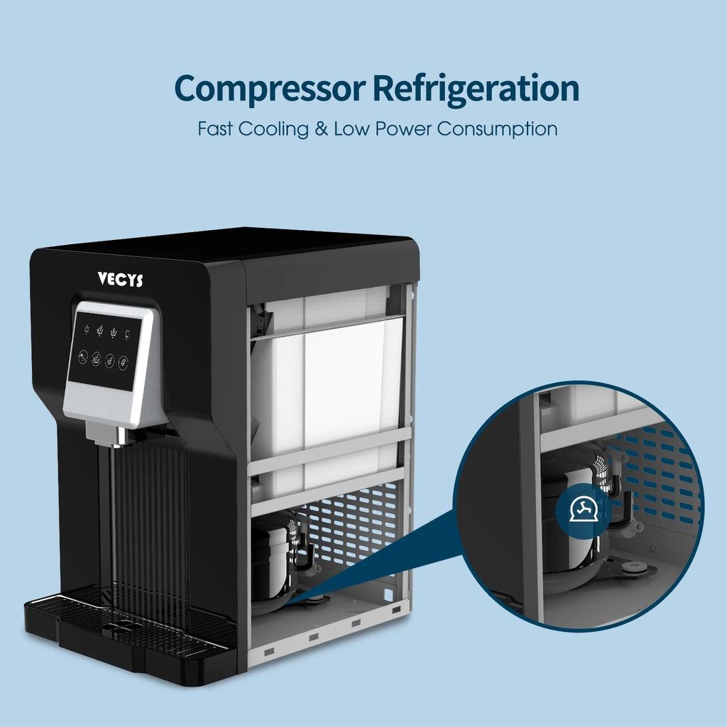 Water Cooler Dispenser with Built-in Ice Maker V8187
