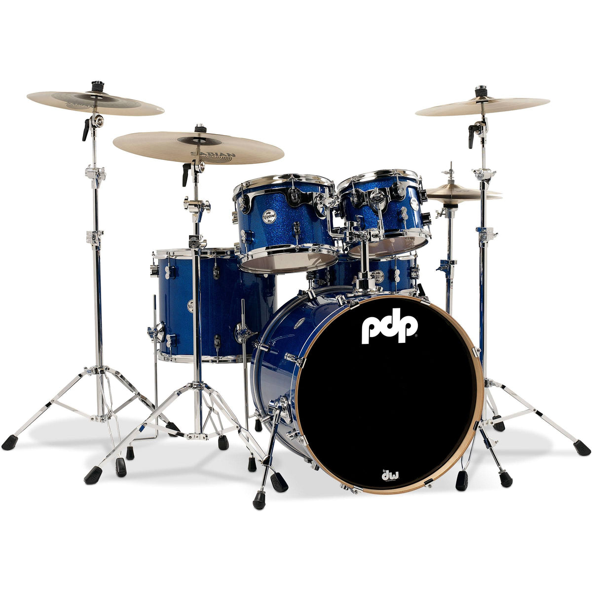 5-Piece Shell Pack Blue Sparkle Z874