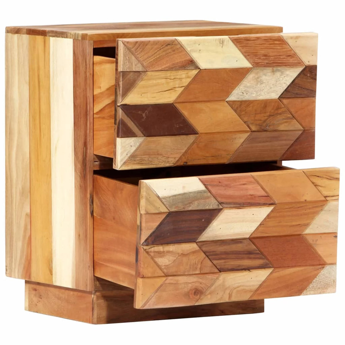Solid Reclaimed Wood Bedside Cabinet J948545