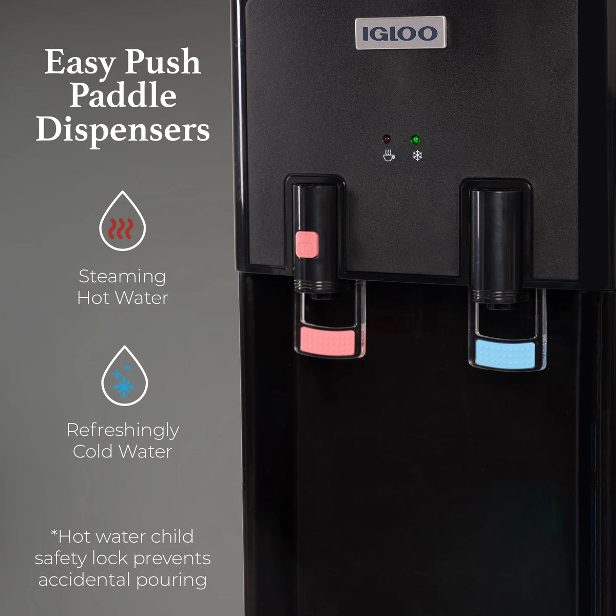Black Top Loading Water Dispenser N166