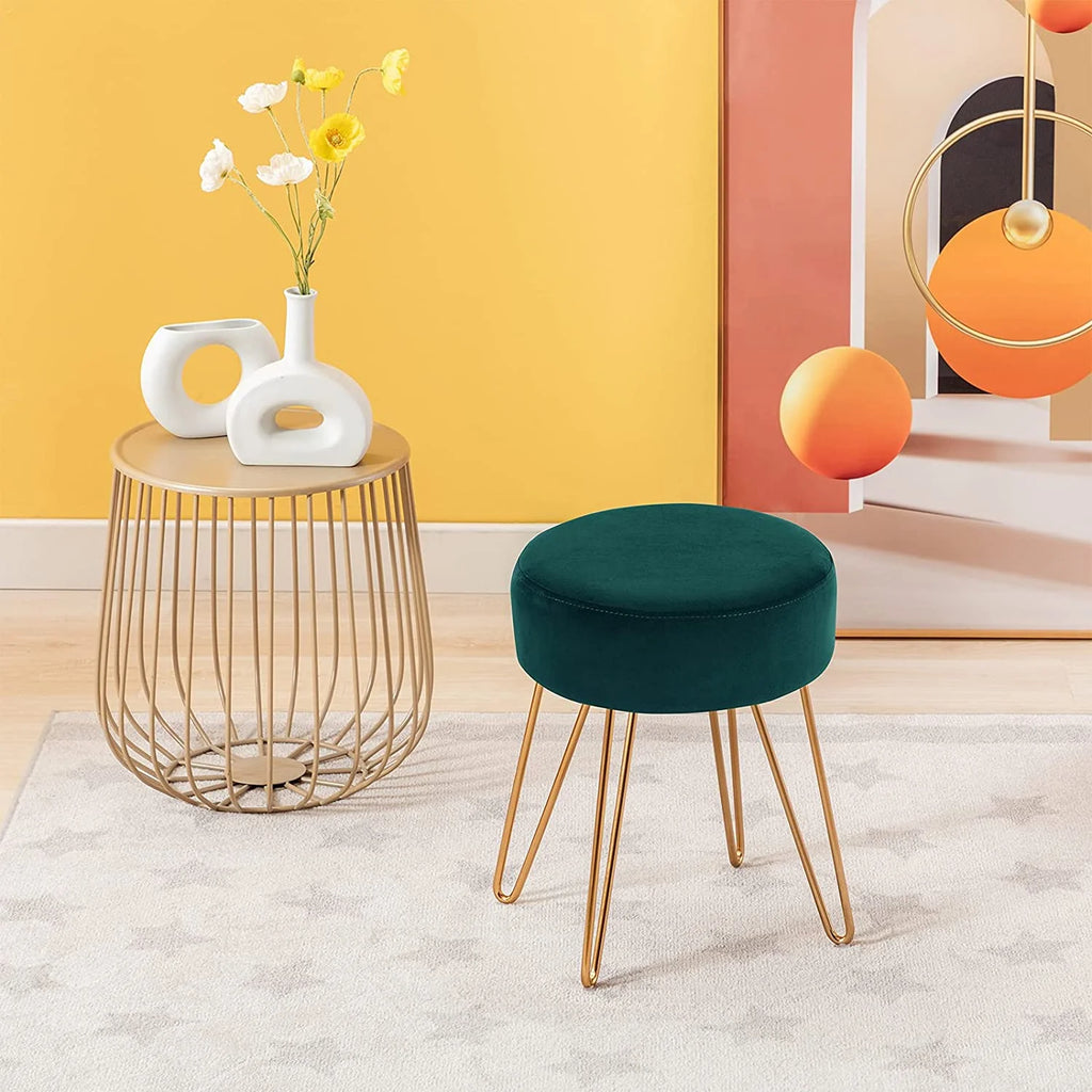 Velvet Ottoman Stool W22059