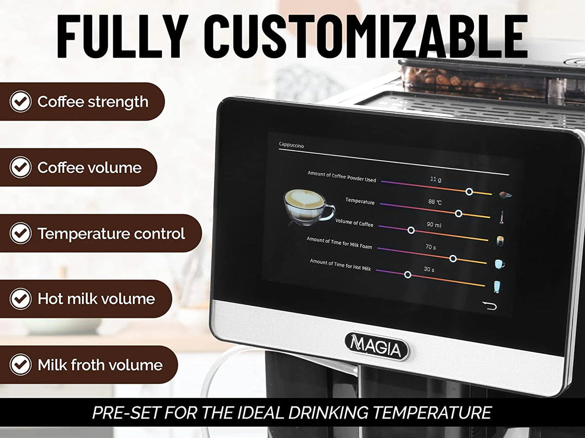 Black Automatic Coffee Espresso Machine S97844