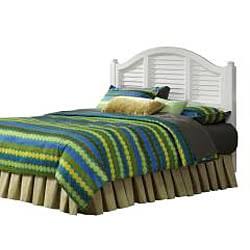 Brushed White Headboard and Night Stand P17741
