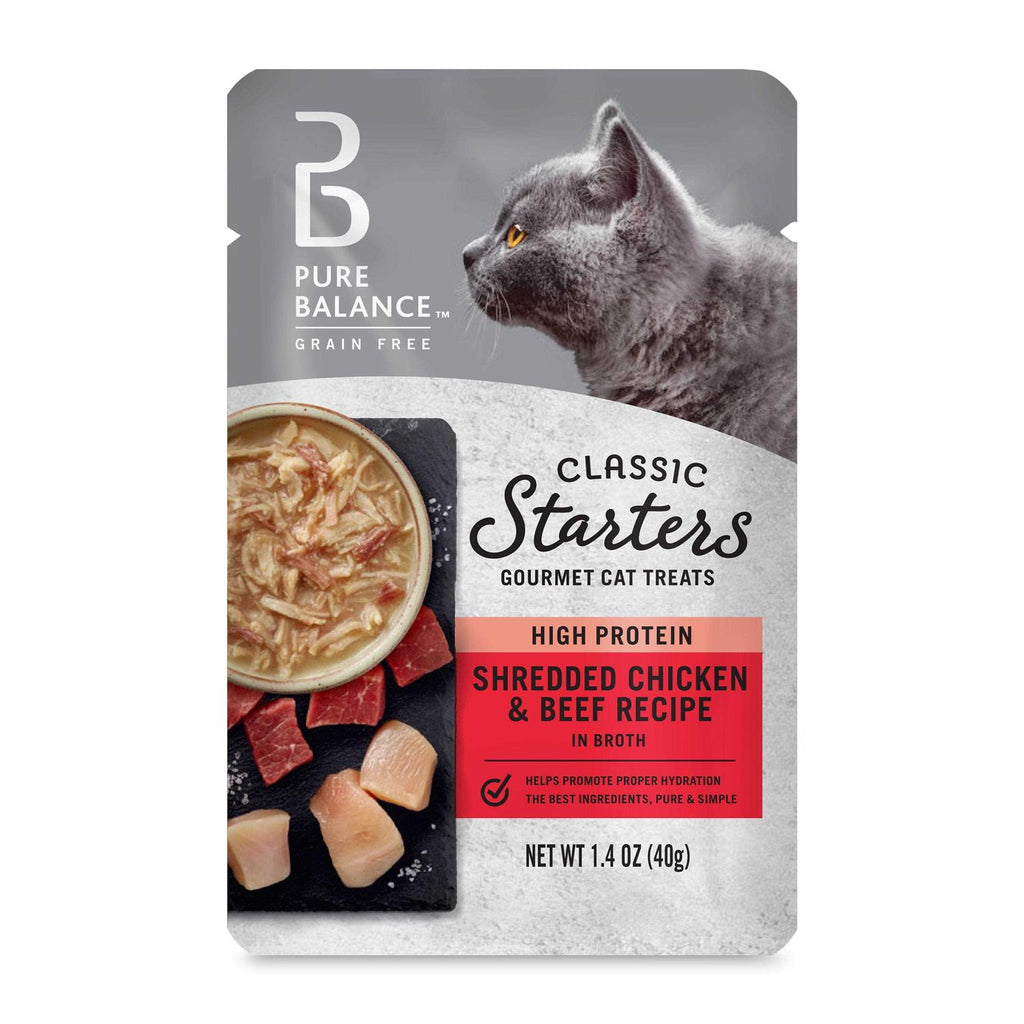 Shredded Chicken & Beef Broth Cat Treats S849