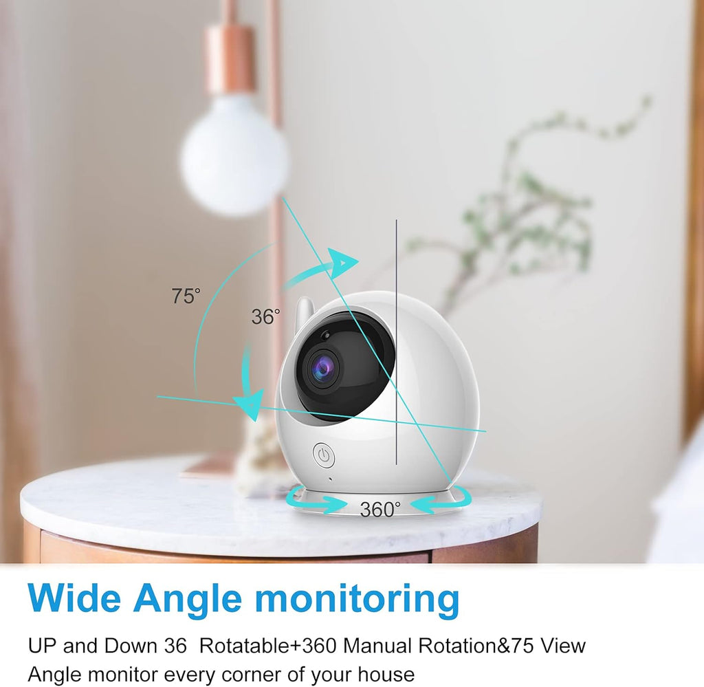 Video Baby Monitor with 4.3 Inch LCD Screen Night Vision Two-Way Talk Z8298
