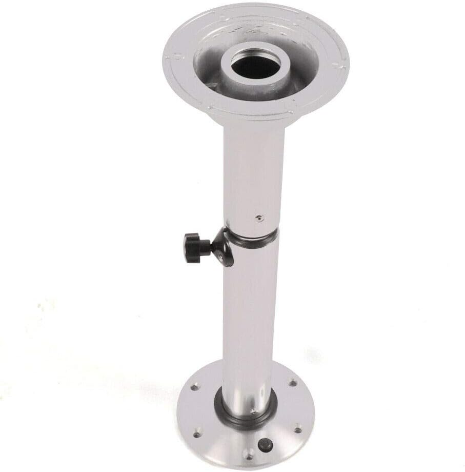 Adjustable Height Table Pedestal Stand Base with Polished Stainless Handle I639521