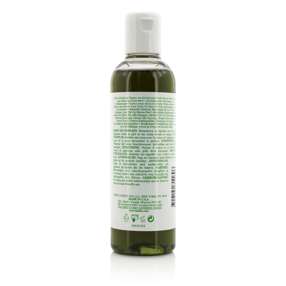 Alcohol-Free Cucumber Herbal Toner 500ml C74359