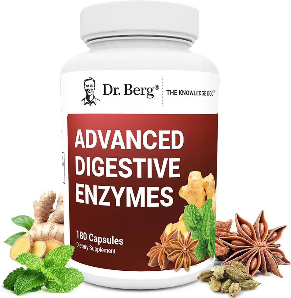 Digestive Enzymes with Apple Cider Vinegar 180 Capsules V45462