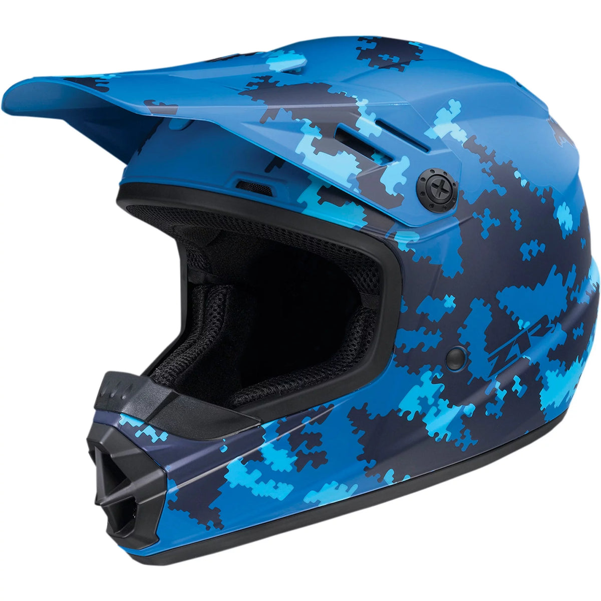 Youth MX Offroad Helmet Blue MD H424