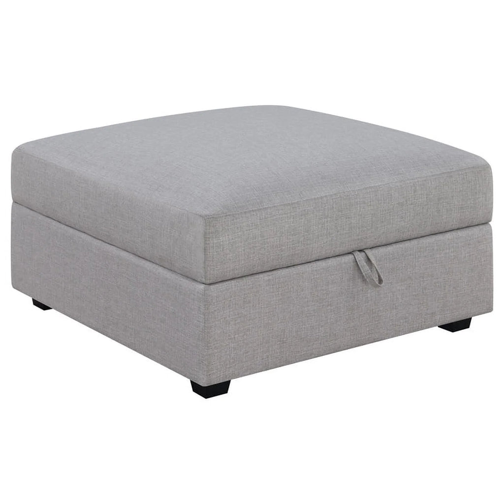 Gray 6-piece Fabric Upholstered Modular Sectional H4183