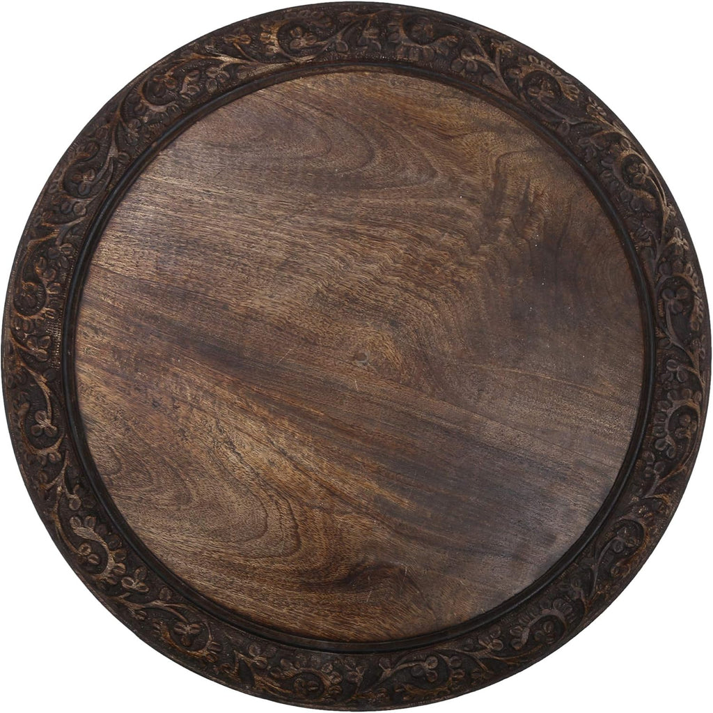 Antique Solid Carved Wood Coffee Table T394