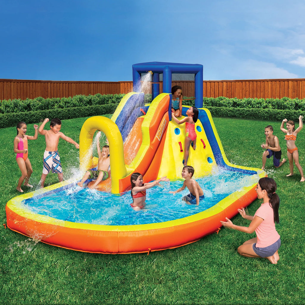 Inflatable Water Park Play Center with Water Slide & Climbing Wall K882