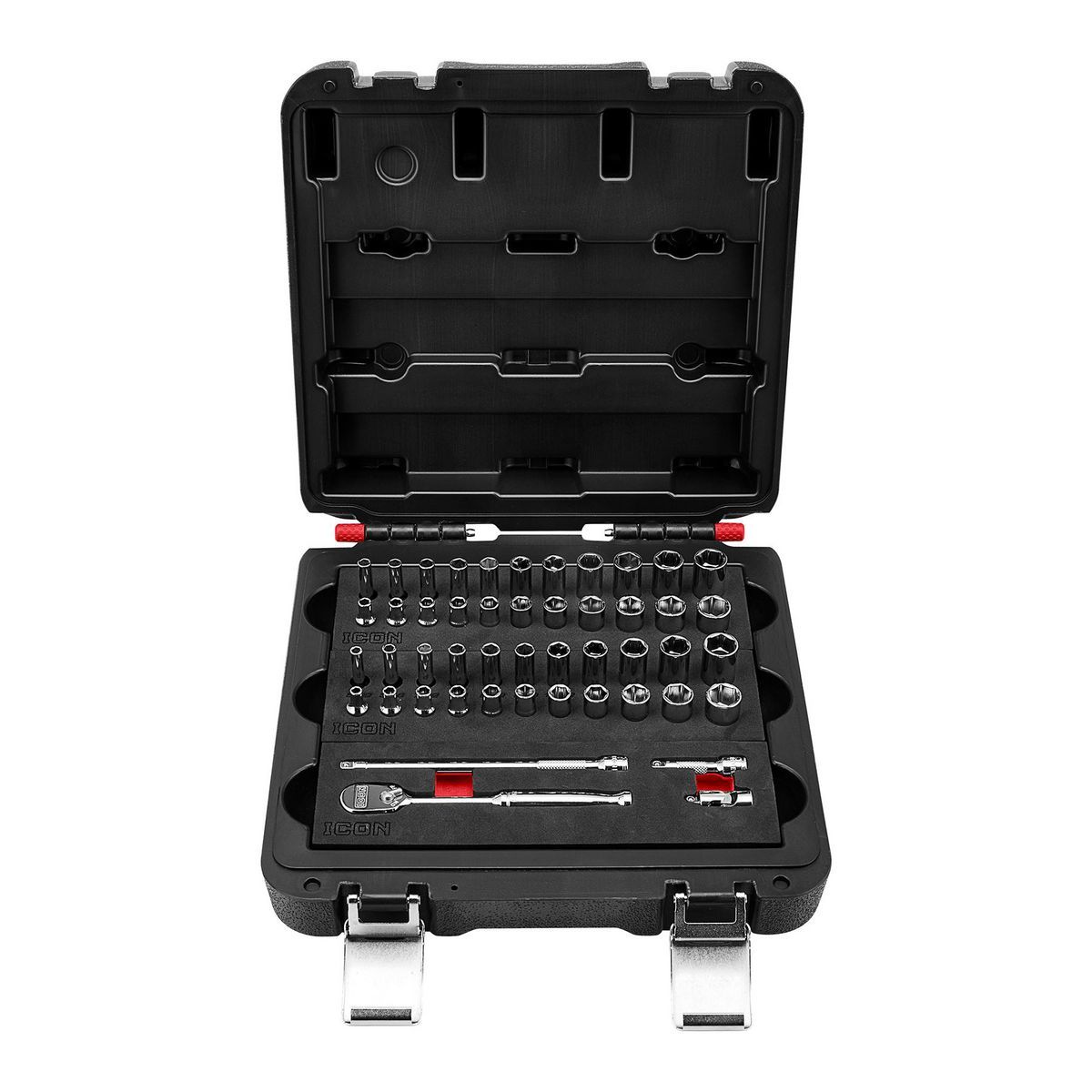 1/4 in. Drive SAE and Metric Socket Set, 48-Piece L749902