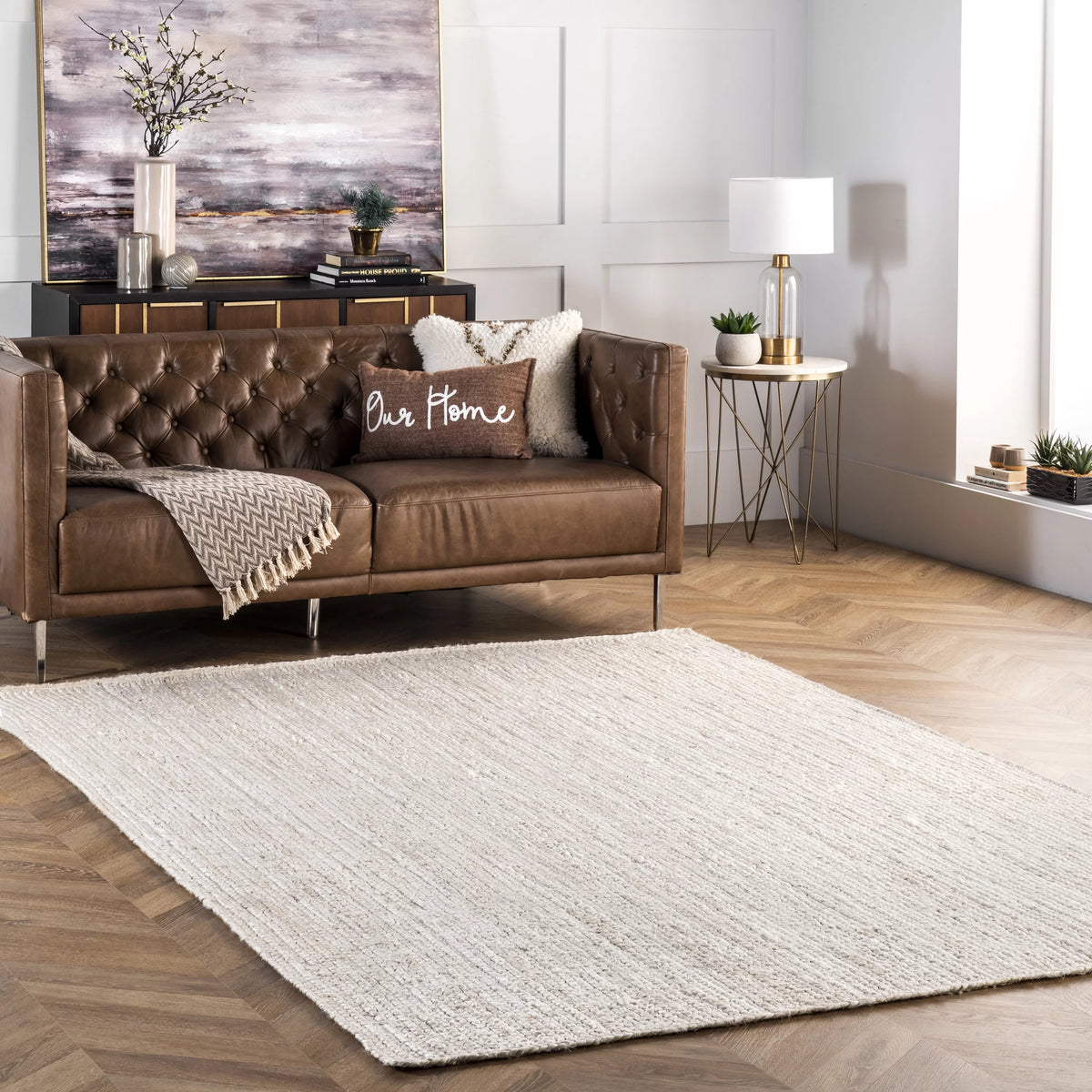 Woven Hand-Made Area Rug, 108 in x 144 in T6665